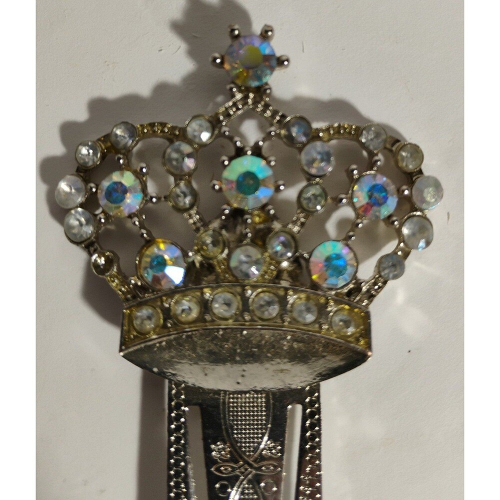 Crown Rhinestone Embedded Bookmark - Picture 3 of 10